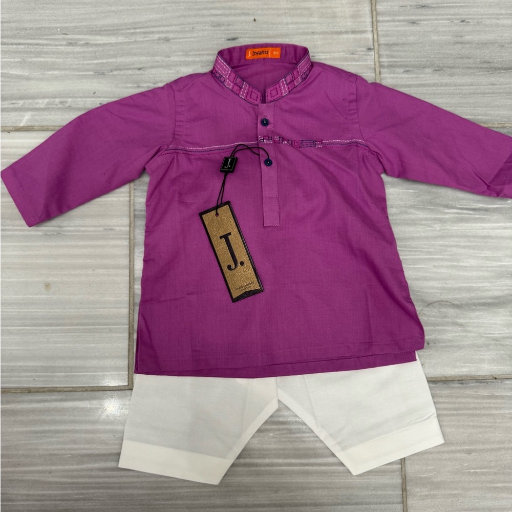 Boys 8 month size designer shalwar kameez set
